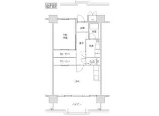 兵庫県神戸市兵庫区西出町1丁目【マンション】の間取り