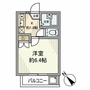 パルナシウス【2階】の間取り