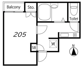 ウイング1997【2階】の間取り