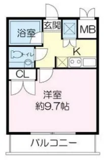 兵庫県西宮市高松町【マンション】の間取り