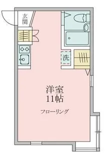 1Rの間取り画像