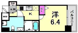 兵庫県尼崎市長洲西通1丁目【マンション】の間取り