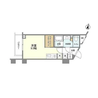 ザ・パークハビオ柿の木坂【2階】の間取り