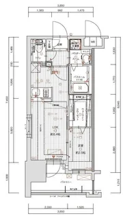 グランフォーレ箱崎プレミア【4階】の間取り