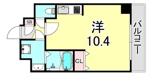 兵庫県尼崎市西本町8丁目【マンション】の間取り
