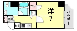 大阪府大阪市西区京町堀1丁目【マンション】の間取り