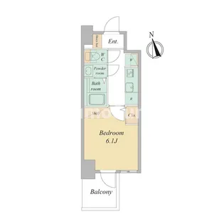 セレニテ日本橋エクラ【9階】の間取り