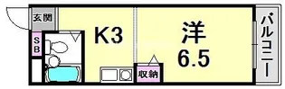 兵庫県西宮市高木西町【マンション】の間取り