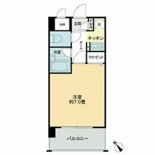 ピュアドームグラシアス大手門【9階】の間取り