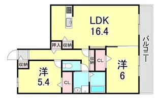 WELL HAPPY【1階】の間取り