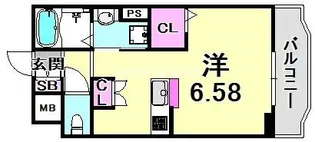 グラン・ジェルメ【2階】の間取り