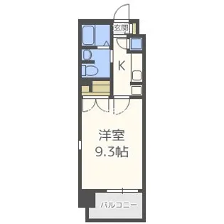 大阪府大阪市西区江戸堀1丁目【マンション】の間取り
