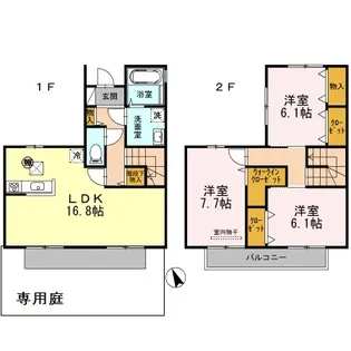 兵庫県神戸市西区北別府1丁目【一戸建】の間取り