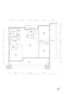 エンクレスト博多駅南GRACE【12階】の間取り