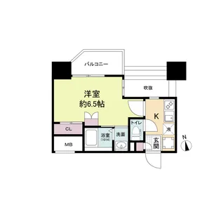 セレニテ難波グランデシュッド【8階】の間取り