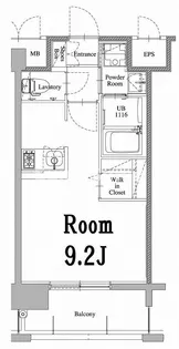 エンクレスト天神LARK【5階】の間取り