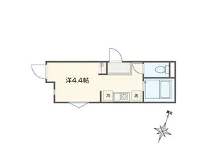 MELDIA祐天寺【1階】の間取り