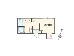 MELDIA祐天寺【1階】の間取り