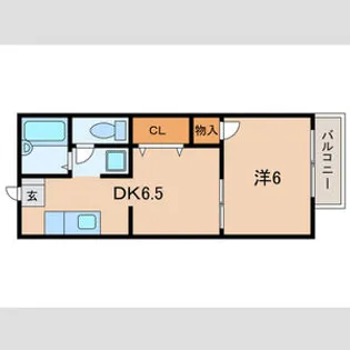 ハイツアビエスフィルマ【2階】の間取り
