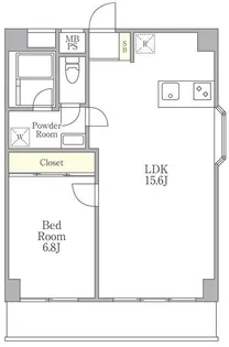 目黒パークスクエア【5階】の間取り