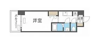大阪府大阪市中央区材木町【マンション】の間取り