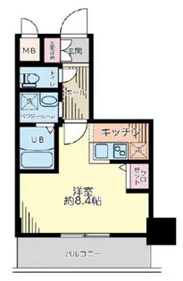 プロシード大阪城南【4階】の間取り