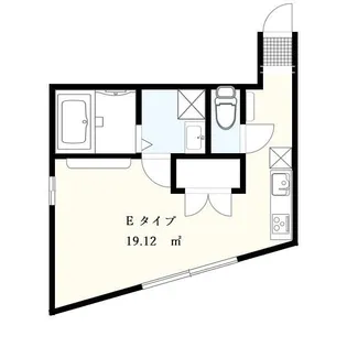 プラティーク代沢【4階】の間取り