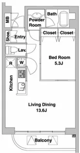 プライムアーバン恵比寿【3階】の間取り
