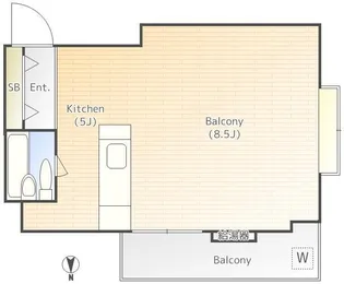 リバティヒル【2階】の間取り