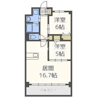 ソルグランデ【10階】の間取り