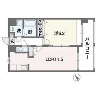 リブル高砂【2階】の間取り