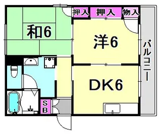 ビアンディール2【1階】の間取り
