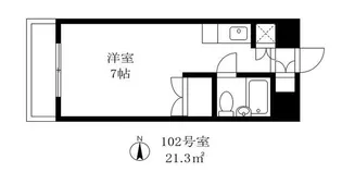 ロッキーヒルズ自由が丘【1階】の間取り