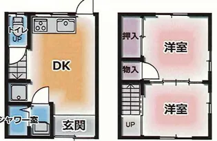 兵庫県神戸市中央区琴ノ緒町2丁目【一戸建】の間取り