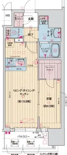ソルテラス神戸栄町通【9階】の間取り