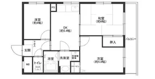 グランディア大物公園【3階】の間取り