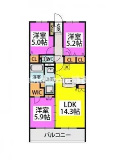 アトレ【2階】の間取り