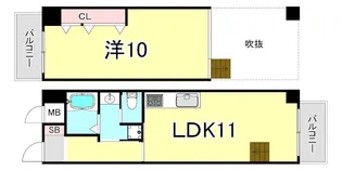 HKマンションの間取り