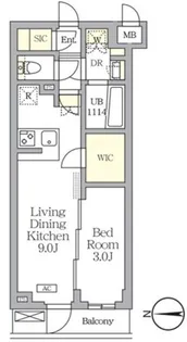 アジールコート都立大学【2階】の間取り