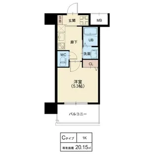 スプランディッド元町山手【5階】の間取り