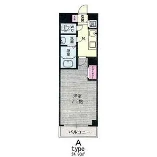 兵庫県神戸市須磨区南町1丁目【マンション】の間取り