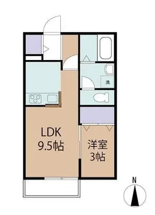兵庫県尼崎市南塚口町2丁目【アパート】の間取り