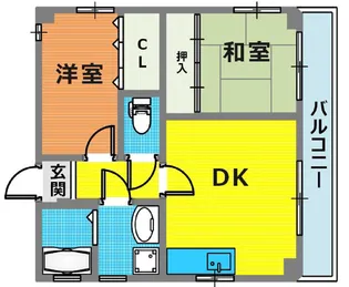 クレスト羽坂【2階】の間取り