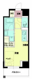 大阪府大阪市西区新町4丁目【マンション】の間取り