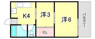 藤井マンション【1階】の間取り