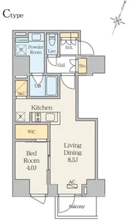 animo udagawa【12階】の間取り