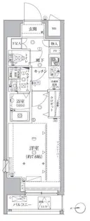 クレイシア桜新町【6階】の間取り