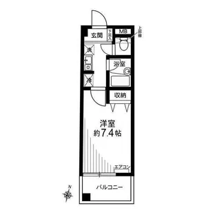ハイツかさやⅡ【2階】の間取り