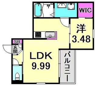 REGALEST西宮北口【2階】の間取り