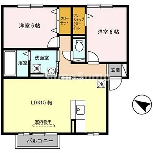 兵庫県尼崎市常吉2丁目【アパート】の間取り